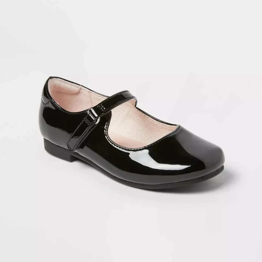 Toddler Girl Marie Mary Jane Shoes by Cat & Jack Black Size 9 New With Tags